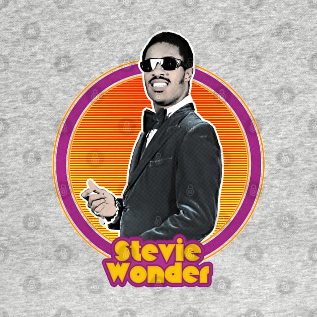 Stevie Wonder / Retro Aesthetic Fan Design by DankFutura